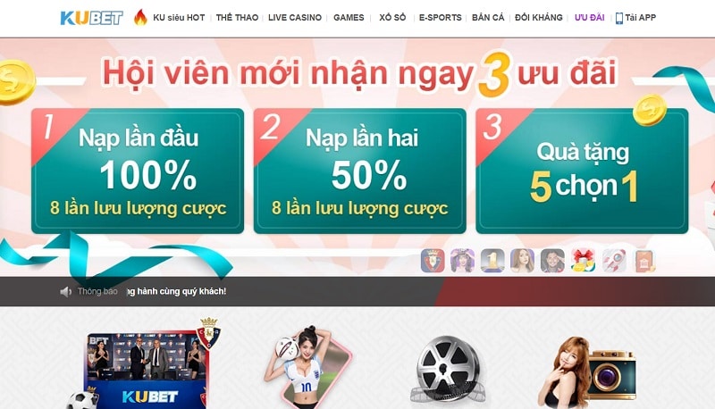 Cược thủ hưởng lợi gì khi cá cược tại kubet mobi?