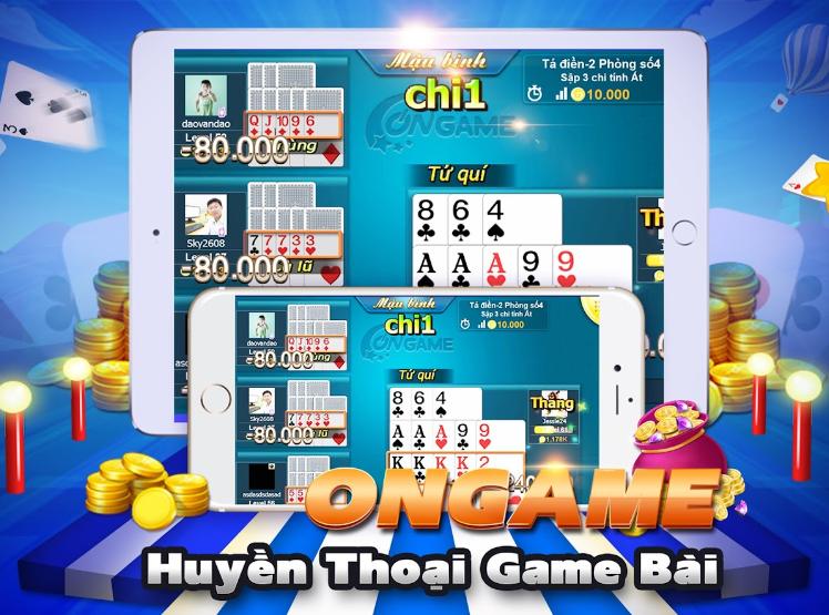 ONGAME - Huyền thoại game bài